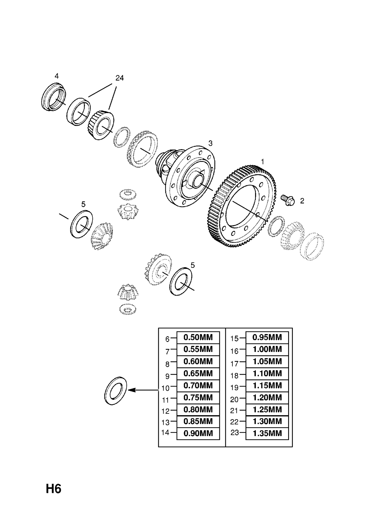 Group H Transmission Subsection 1 F23 Manual transmission